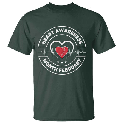 CHD Heart Disease Support T Shirt American Heart Health Month February