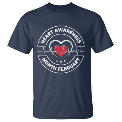 CHD Heart Disease Support T Shirt American Heart Health Month February