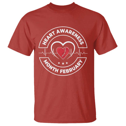 CHD Heart Disease Support T Shirt American Heart Health Month February