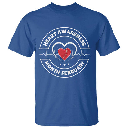 CHD Heart Disease Support T Shirt American Heart Health Month February