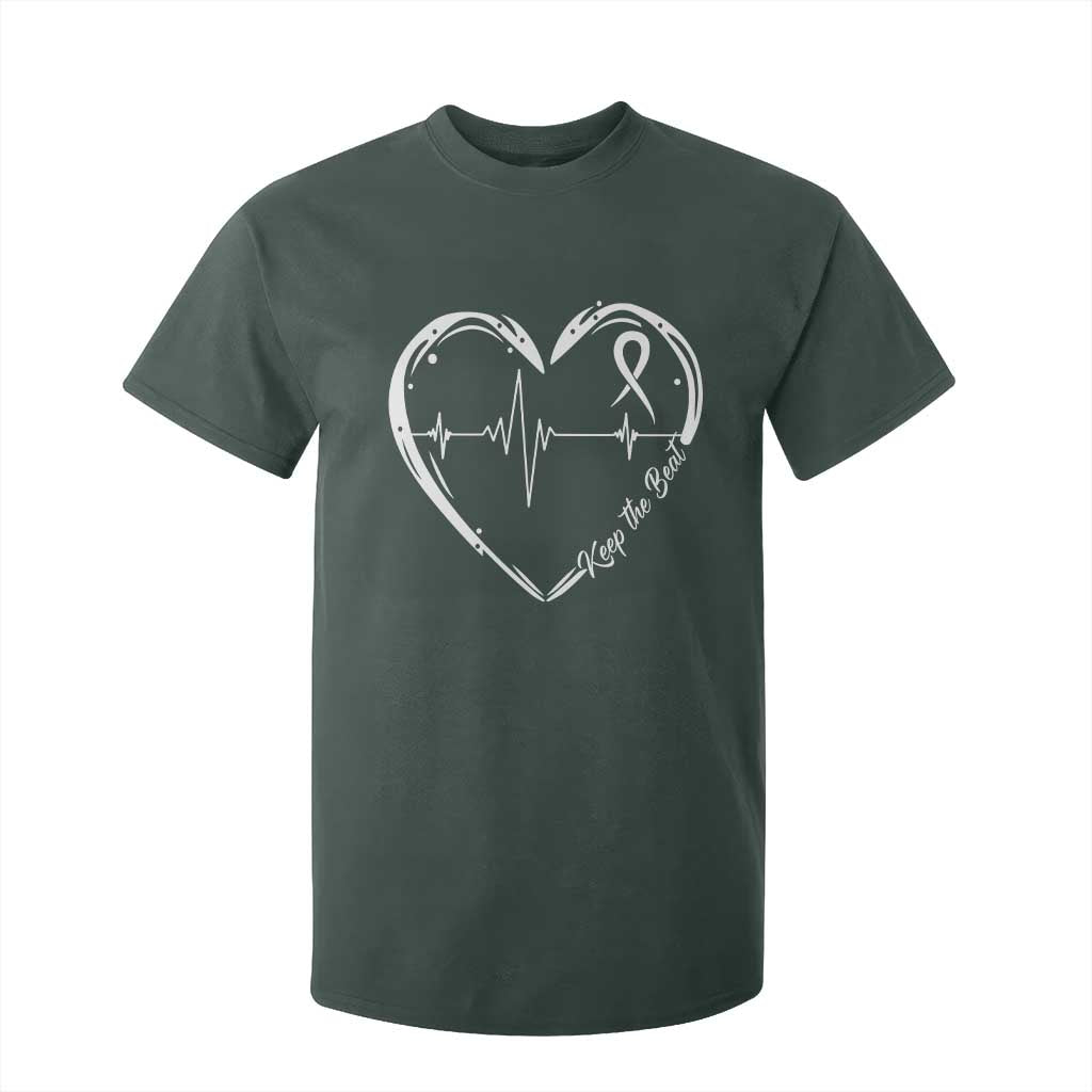 CHD Heart Disease Support T Shirt For Kid Wear Red Keep The Beat Heart Health