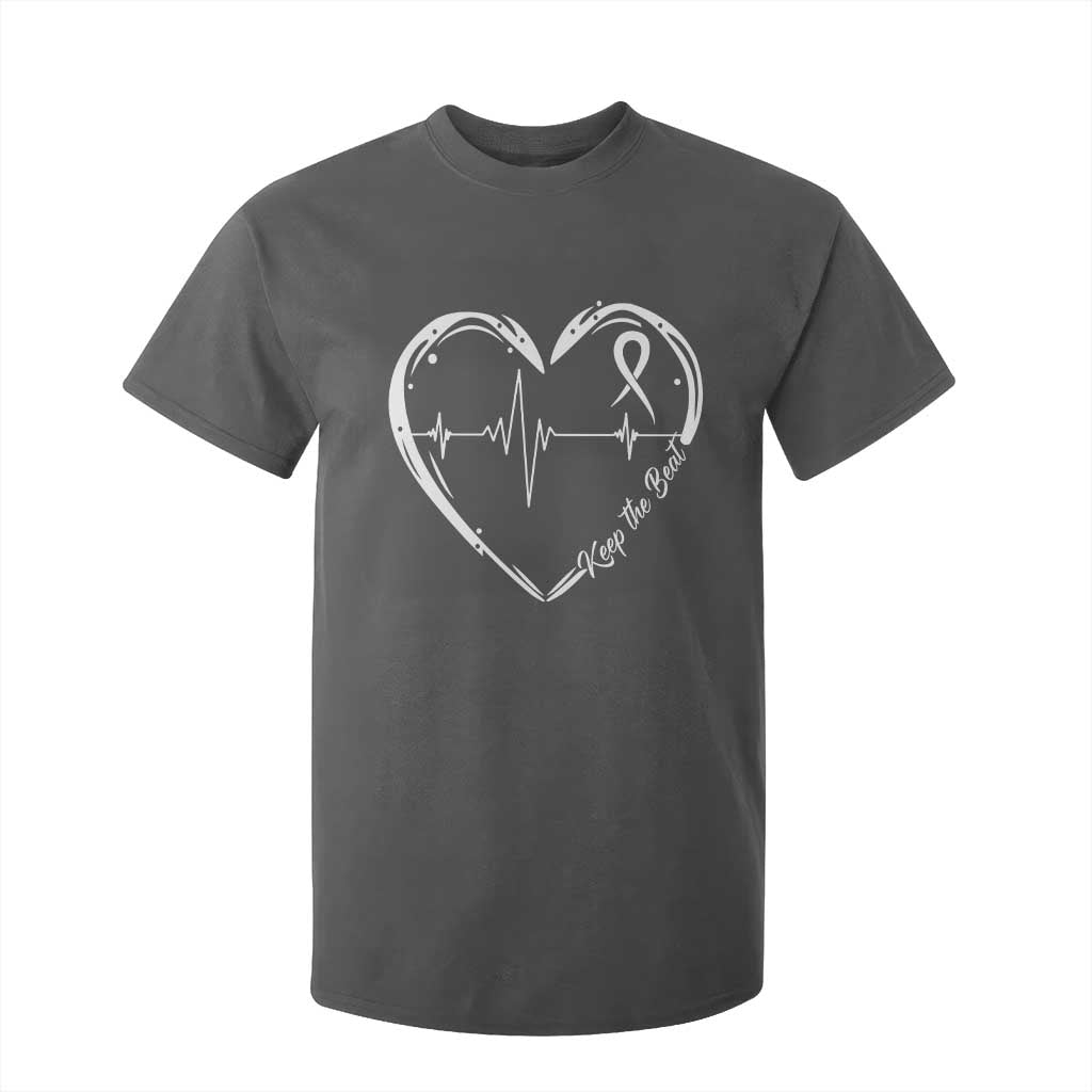 CHD Heart Disease Support T Shirt For Kid Wear Red Keep The Beat Heart Health