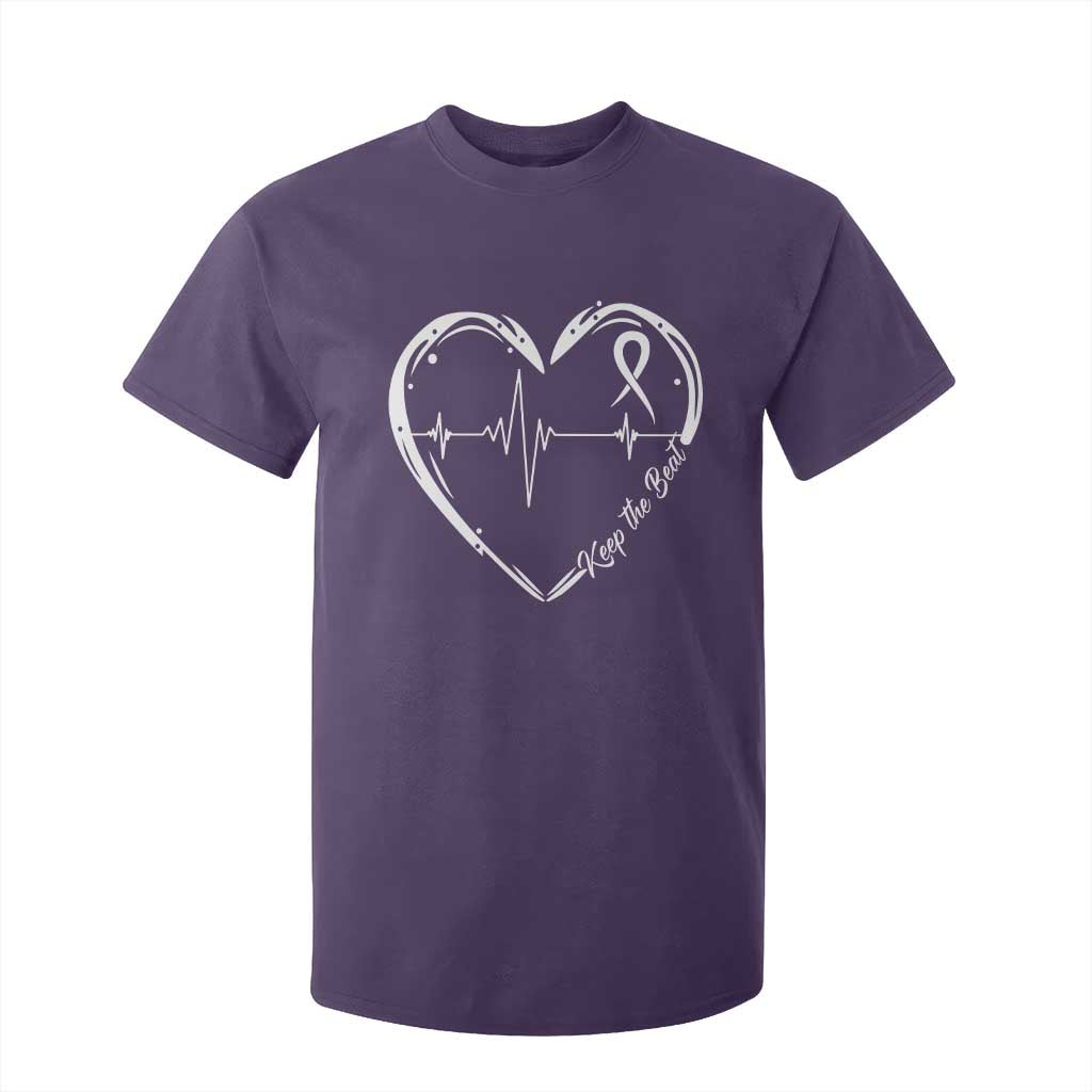CHD Heart Disease Support T Shirt For Kid Wear Red Keep The Beat Heart Health