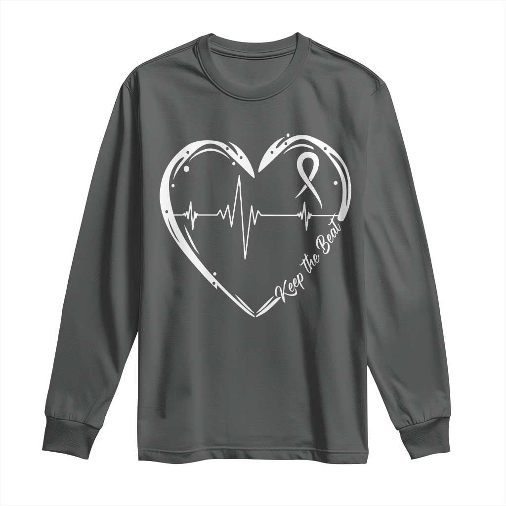 CHD Heart Disease Support Long Sleeve Shirt Wear Red Keep The Beat Heart Health