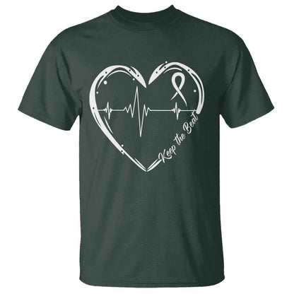 CHD Heart Disease Support T Shirt Wear Red Keep The Beat Heart Health