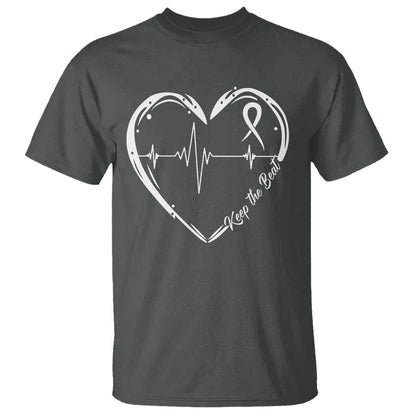 CHD Heart Disease Support T Shirt Wear Red Keep The Beat Heart Health