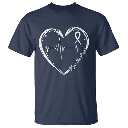 CHD Heart Disease Support T Shirt Wear Red Keep The Beat Heart Health