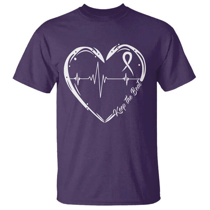 CHD Heart Disease Support T Shirt Wear Red Keep The Beat Heart Health