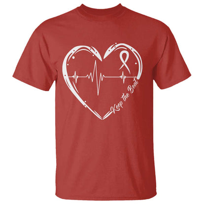 CHD Heart Disease Support T Shirt Wear Red Keep The Beat Heart Health