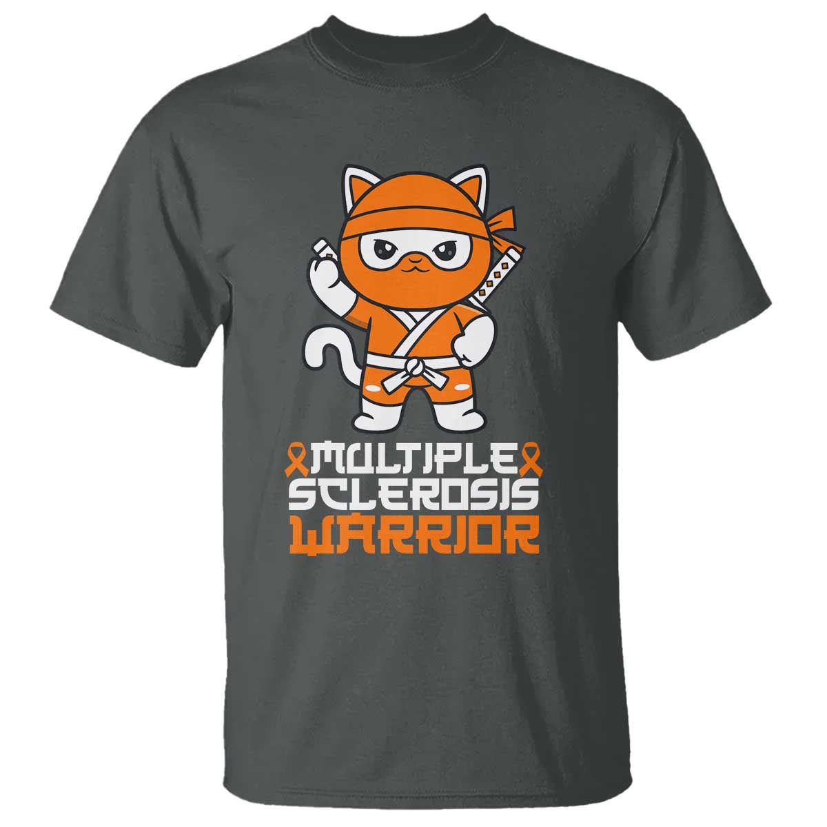 multiple-sclerosis-warrior-t-shirt-orange-ribbon-ms-ninja