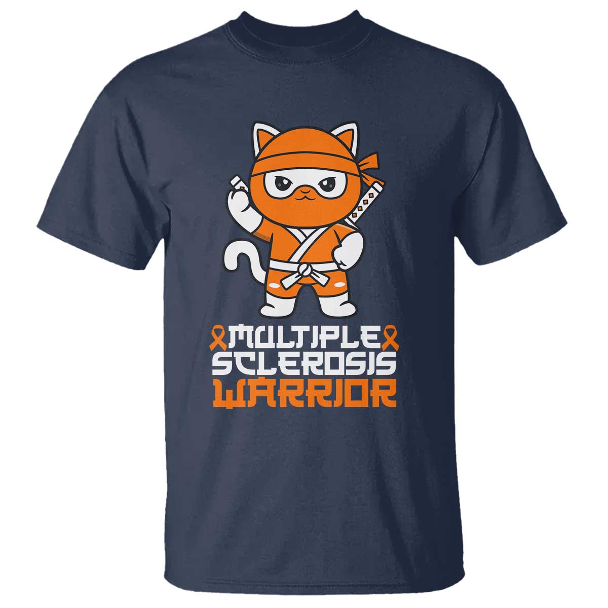 multiple-sclerosis-warrior-t-shirt-orange-ribbon-ms-ninja