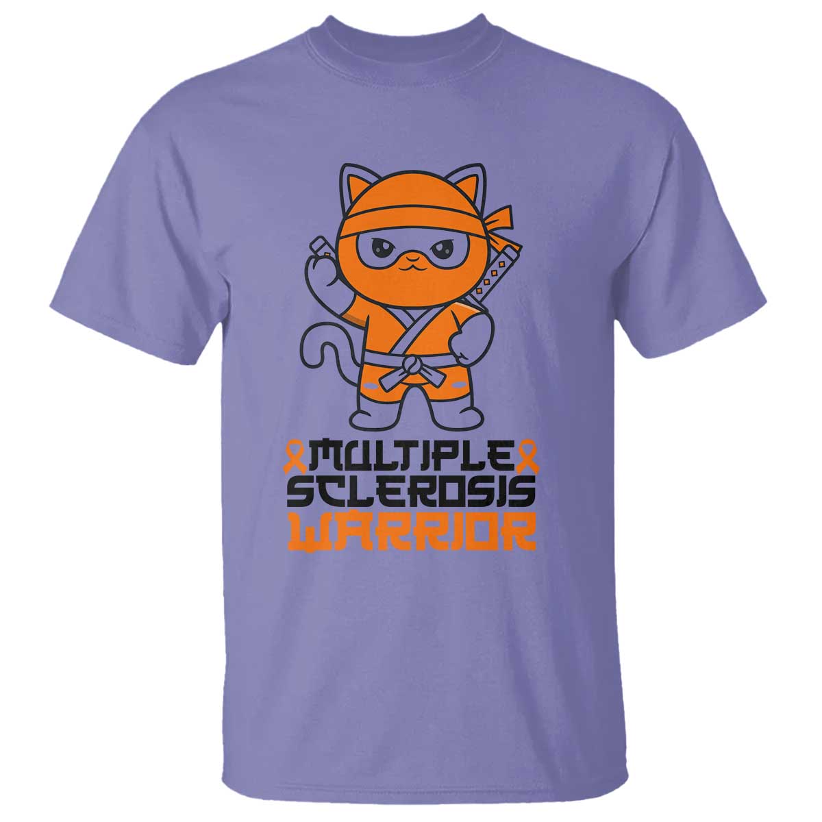 multiple-sclerosis-awareness-t-shirt-orange-ribbon-ms-warrior-ninja
