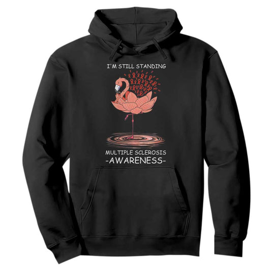 Multiple Sclerosis Survivor Hoodie Fight MS Orange Ribbon