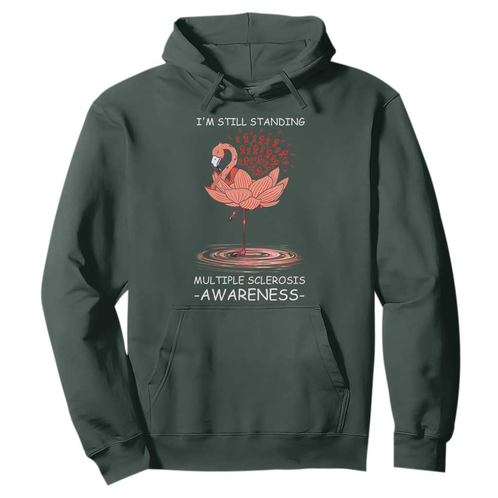 Multiple Sclerosis Survivor Hoodie Fight MS Orange Ribbon