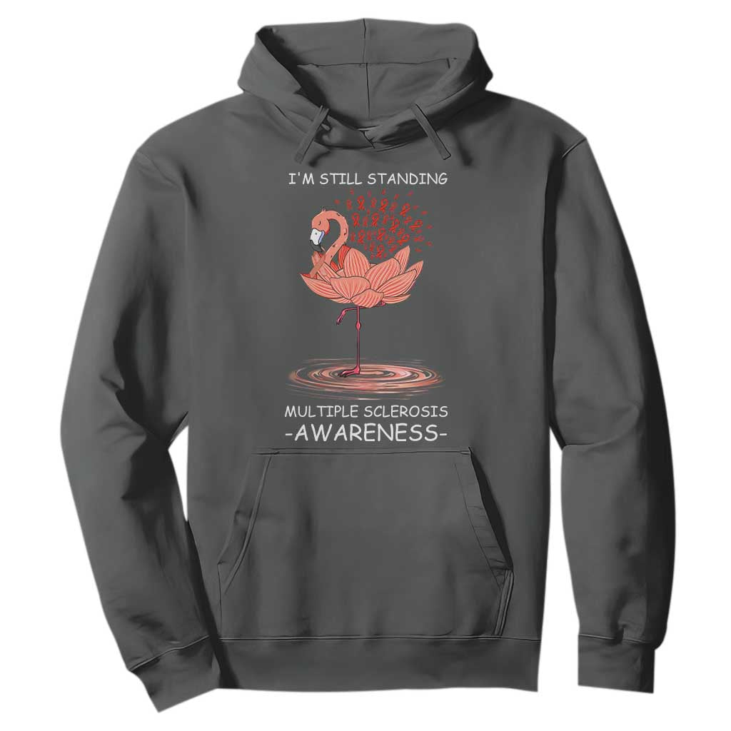 Multiple Sclerosis Survivor Hoodie Fight MS Orange Ribbon