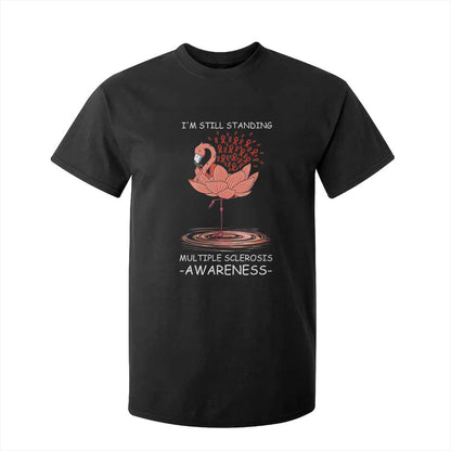 Multiple Sclerosis Survivor T Shirt For Kid Fight MS Orange Ribbon