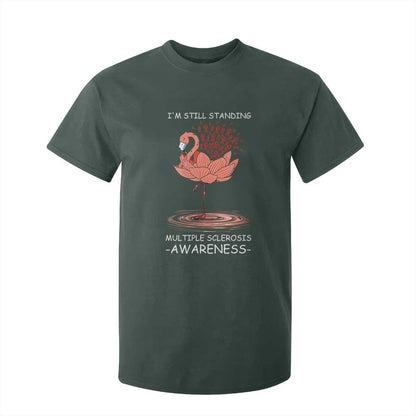 Multiple Sclerosis Survivor T Shirt For Kid Fight MS Orange Ribbon