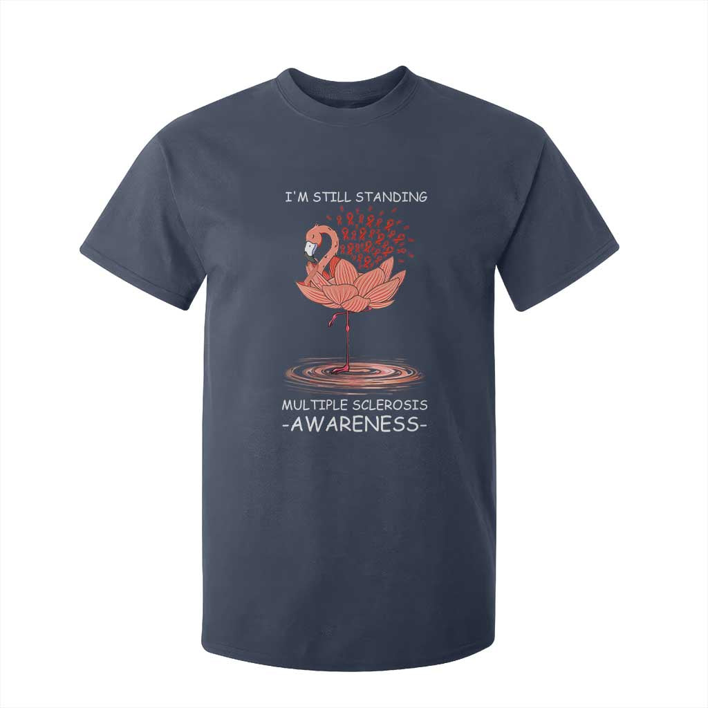 Multiple Sclerosis Survivor T Shirt For Kid Fight MS Orange Ribbon
