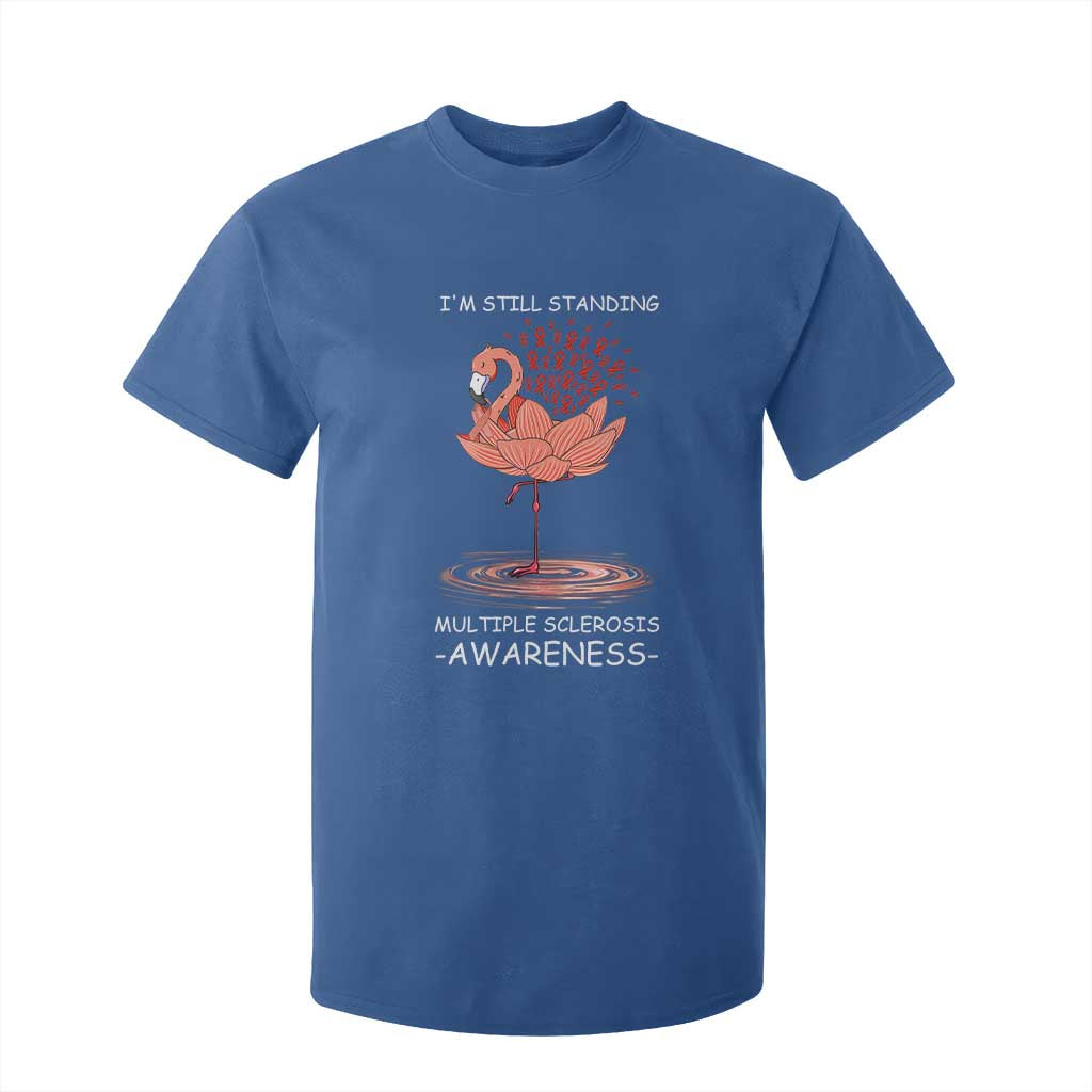 Multiple Sclerosis Survivor T Shirt For Kid Fight MS Orange Ribbon