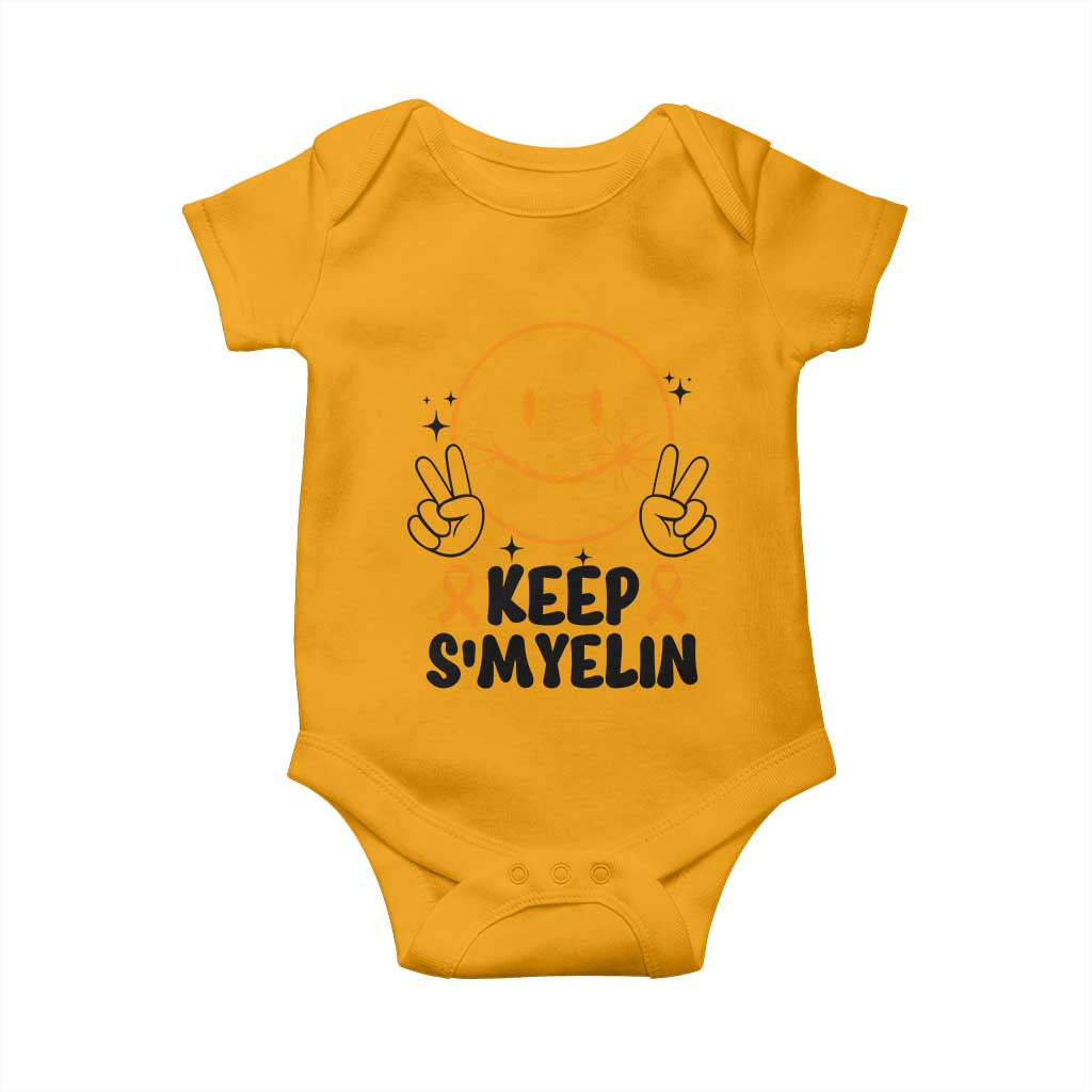 Multiple Sclerosis Support Baby Onesie Keep Smyelin MS Fighter