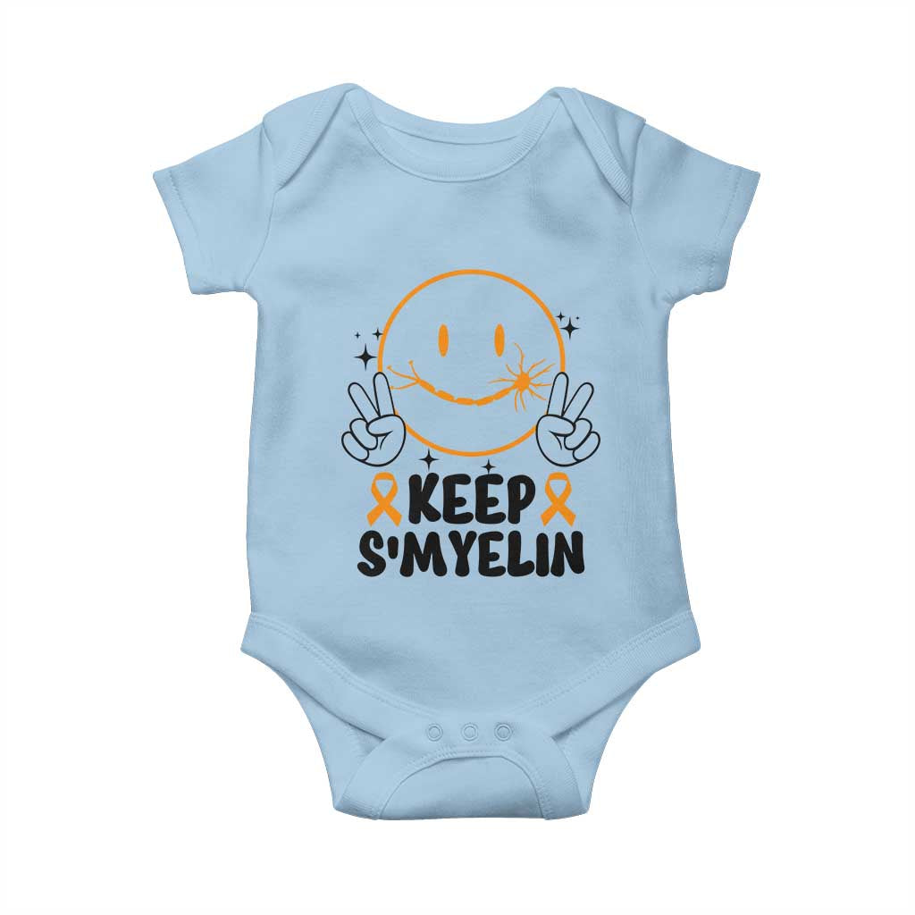 Multiple Sclerosis Support Baby Onesie Keep Smyelin MS Fighter