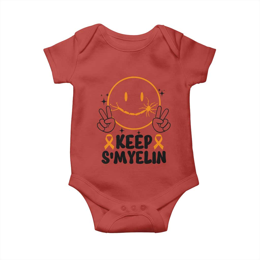 Multiple Sclerosis Support Baby Onesie Keep Smyelin MS Fighter