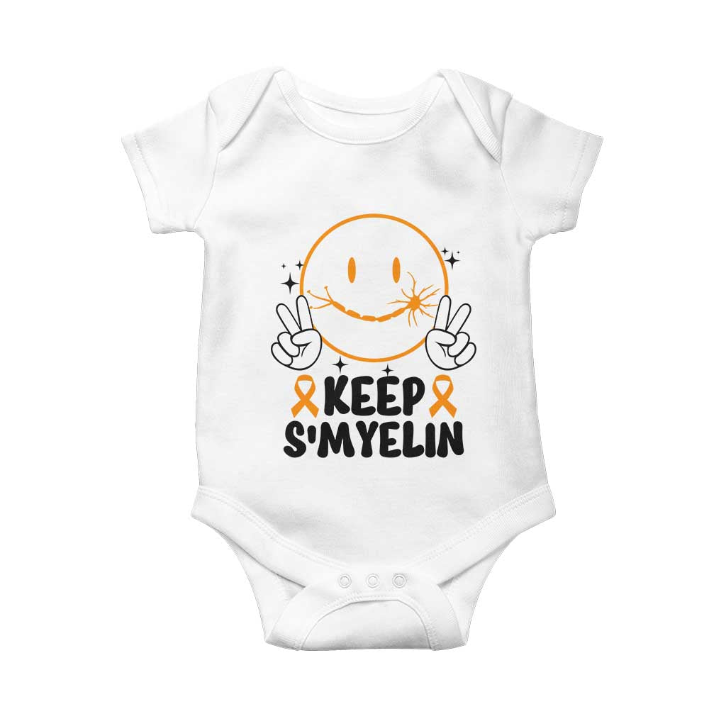 Multiple Sclerosis Support Baby Onesie Keep Smyelin MS Fighter