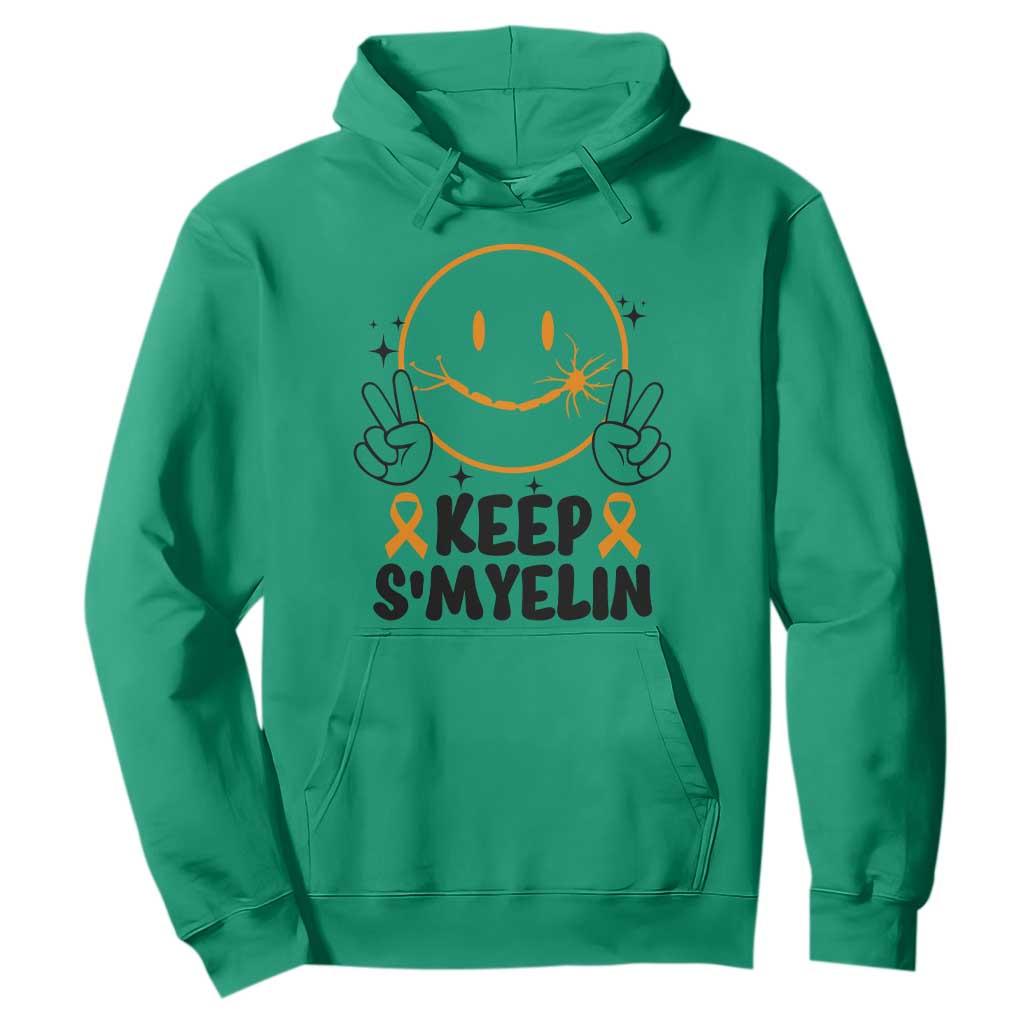 Multiple Sclerosis Support Hoodie Keep Smyelin MS Fighter