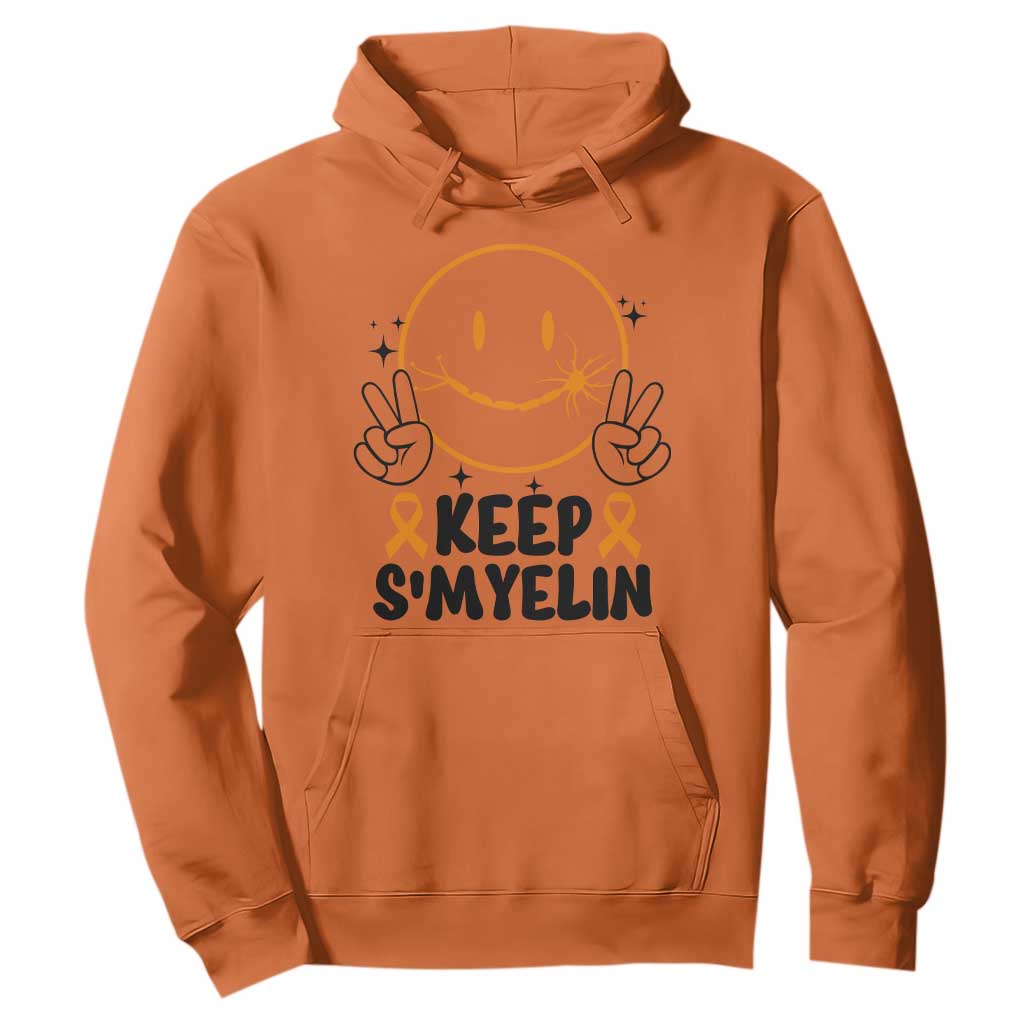Multiple Sclerosis Support Hoodie Keep Smyelin MS Fighter