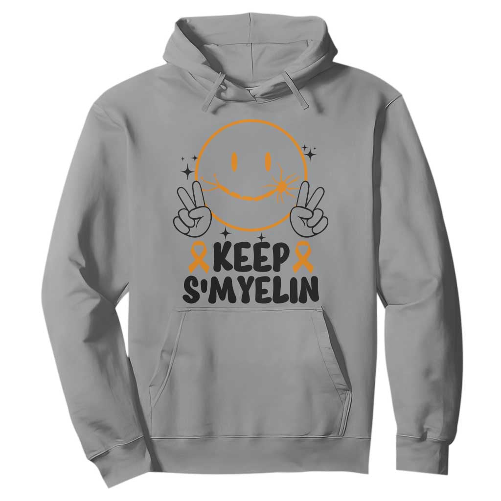 Multiple Sclerosis Support Hoodie Keep Smyelin MS Fighter
