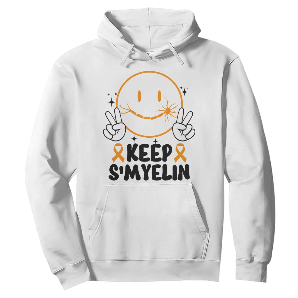 Multiple Sclerosis Support Hoodie Keep Smyelin MS Fighter