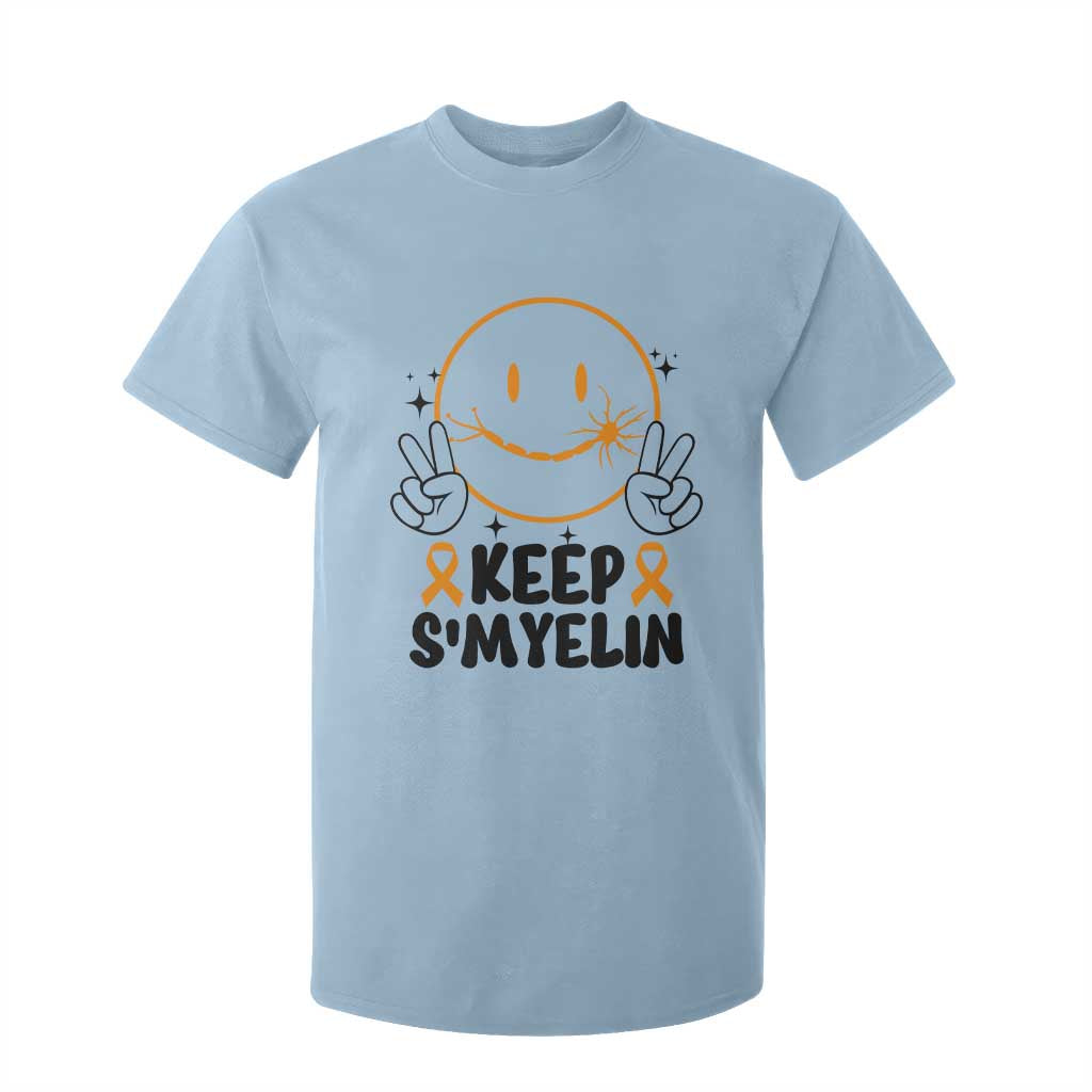 Multiple Sclerosis Support T Shirt For Kid Keep Smyelin MS Fighter