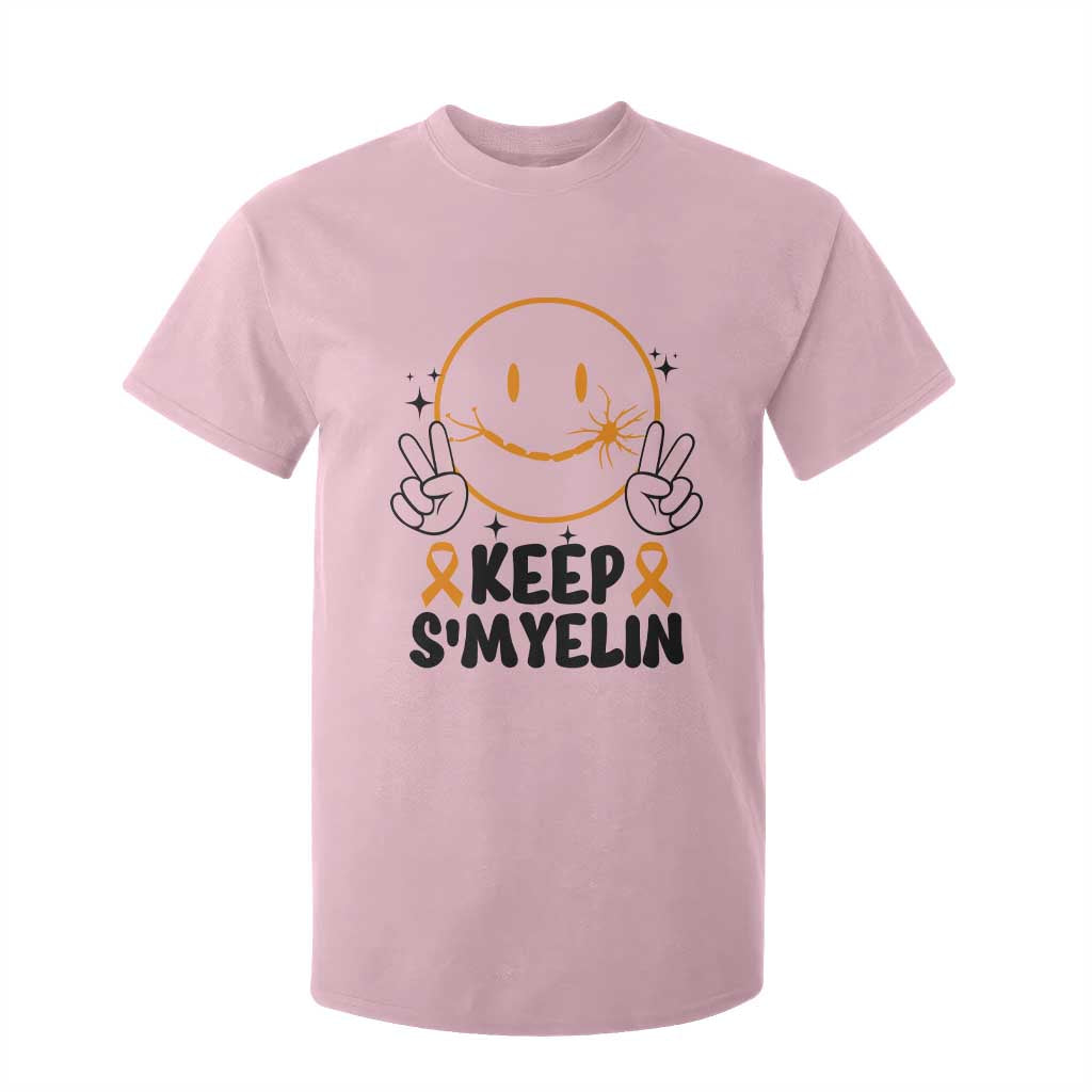 Multiple Sclerosis Support T Shirt For Kid Keep Smyelin MS Fighter