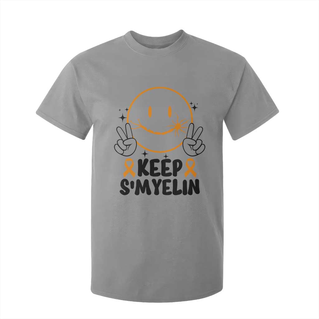 Multiple Sclerosis Support T Shirt For Kid Keep Smyelin MS Fighter