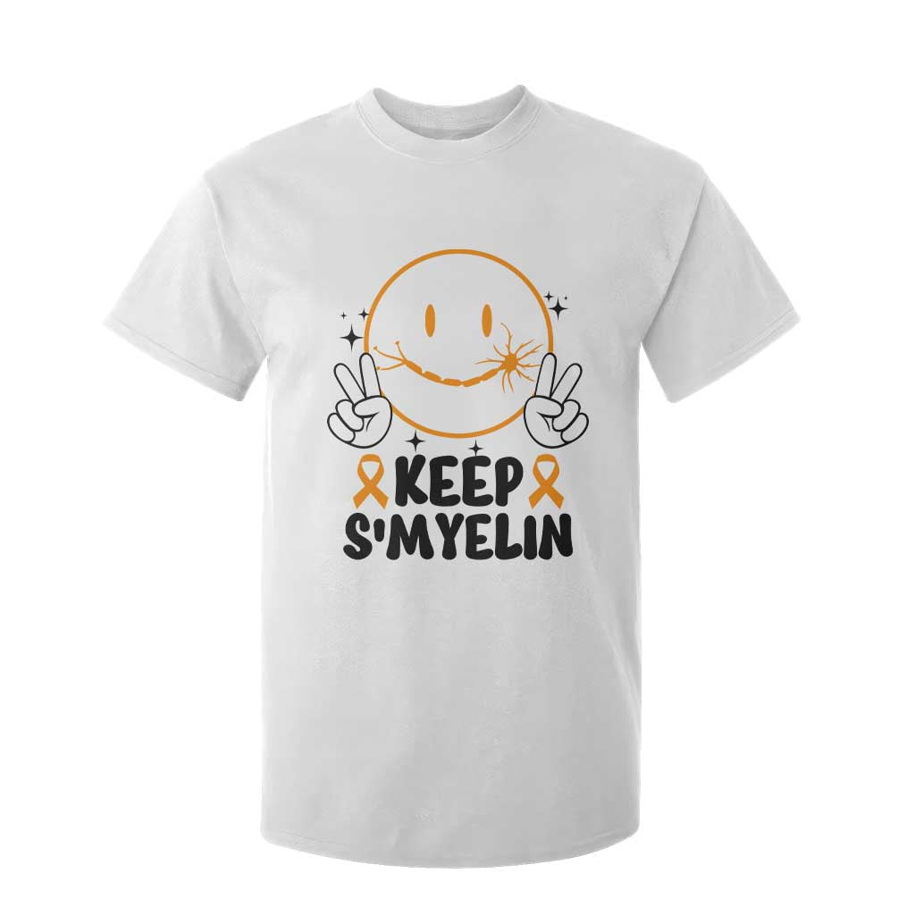 Multiple Sclerosis Support T Shirt For Kid Keep Smyelin MS Fighter
