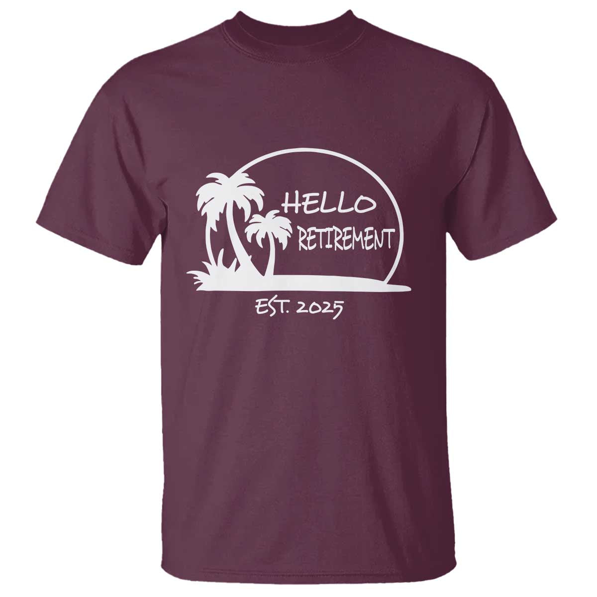 hello-retirement-est-2025-t-shirt-summer-vibes