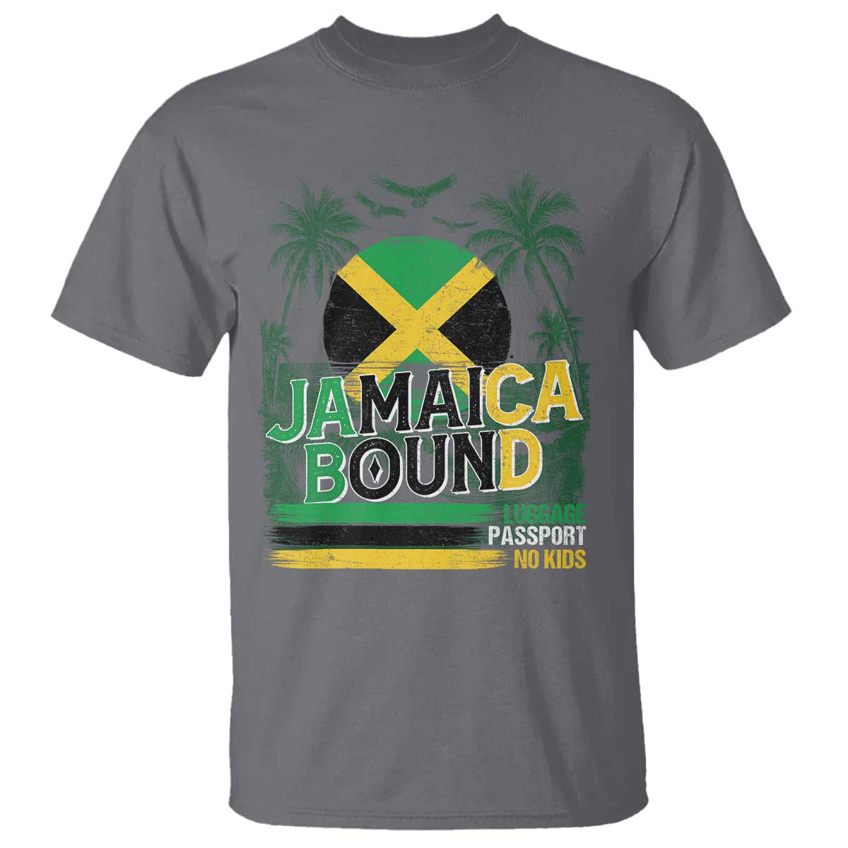 jamaican-travel-t-shirt-straight-trippin-jamaica-vacation-retro
