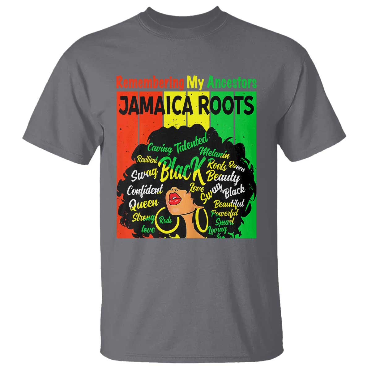 proud-jamaican-afro-black-woman-t-shirt-remembering-my-ancestors-jamaica-pride