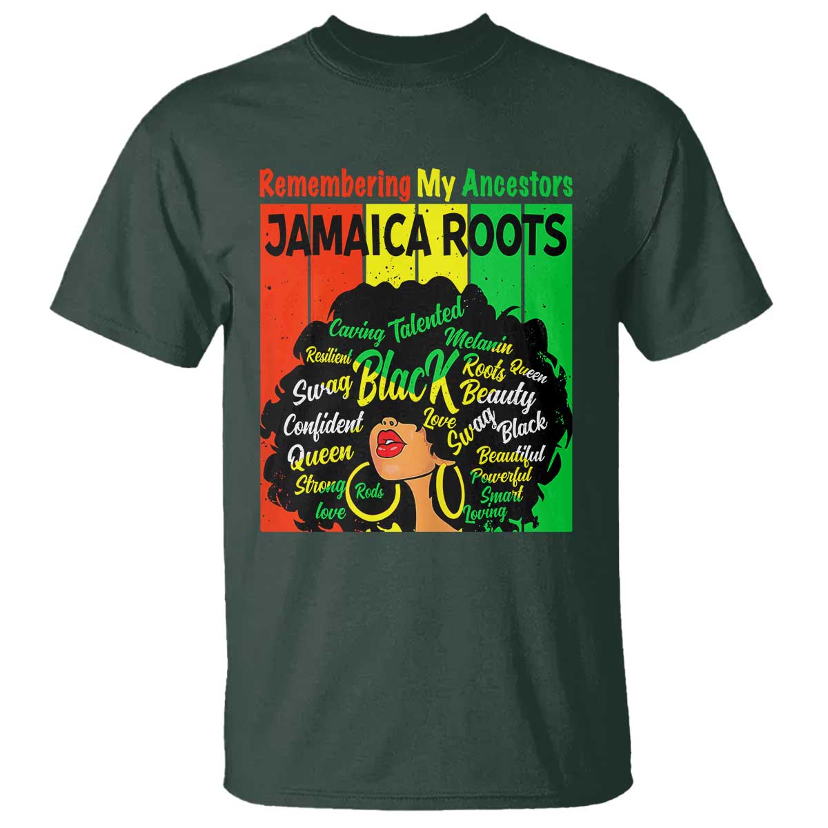 proud-jamaican-afro-black-woman-t-shirt-remembering-my-ancestors-jamaica-pride
