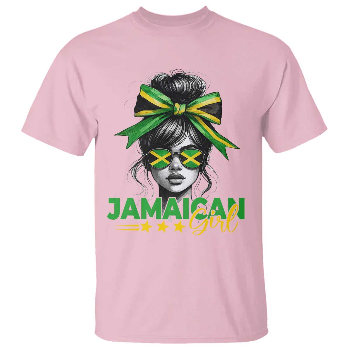 proud-jamaican-girl-t-shirt-jamaica-messy-bun-retro-vintage-jamaican-flag