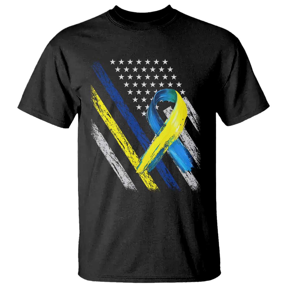 world-down-syndrome-day-t-shirt-blue-yellow-ribbon-american-flag-t21-321