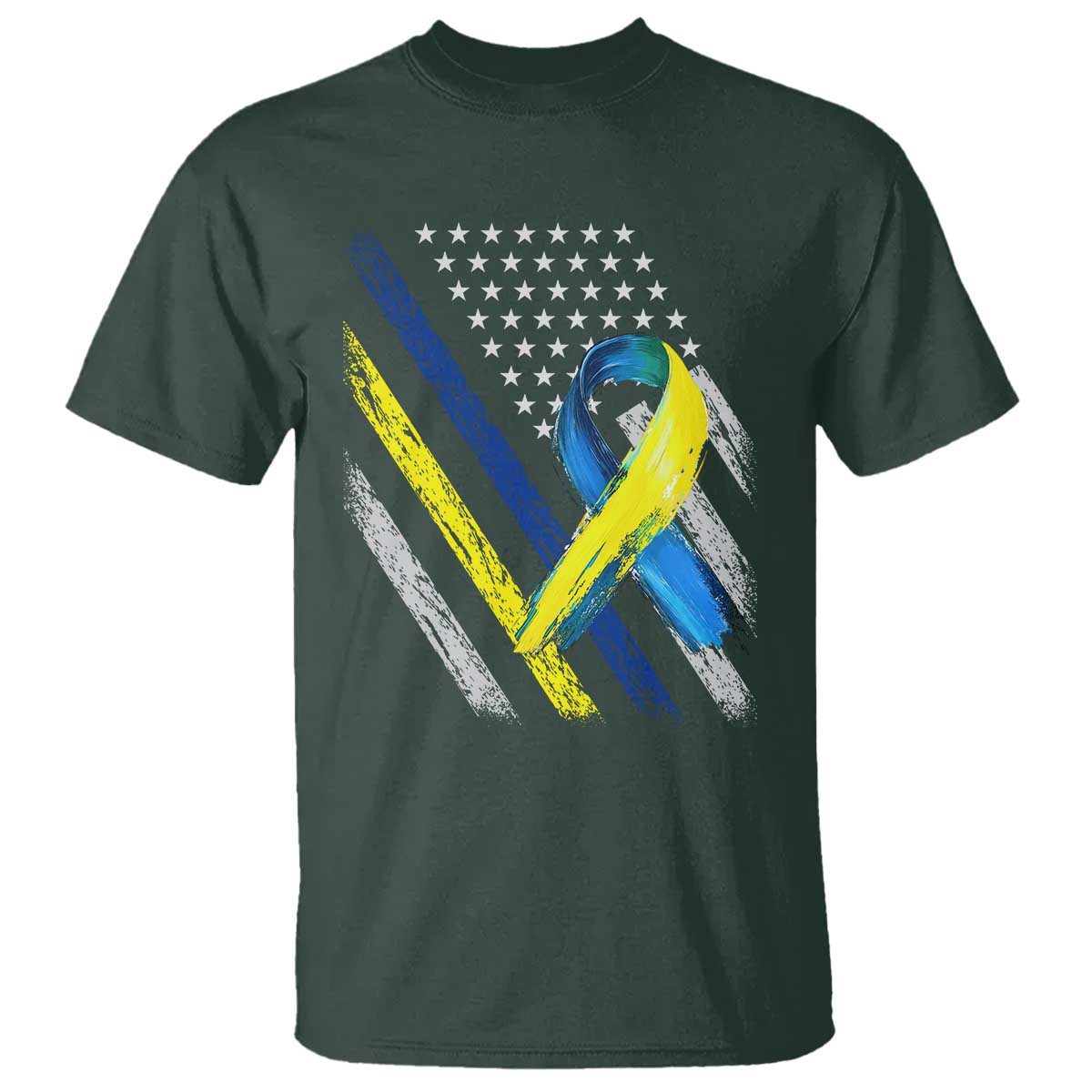 world-down-syndrome-day-t-shirt-blue-yellow-ribbon-american-flag-t21-321
