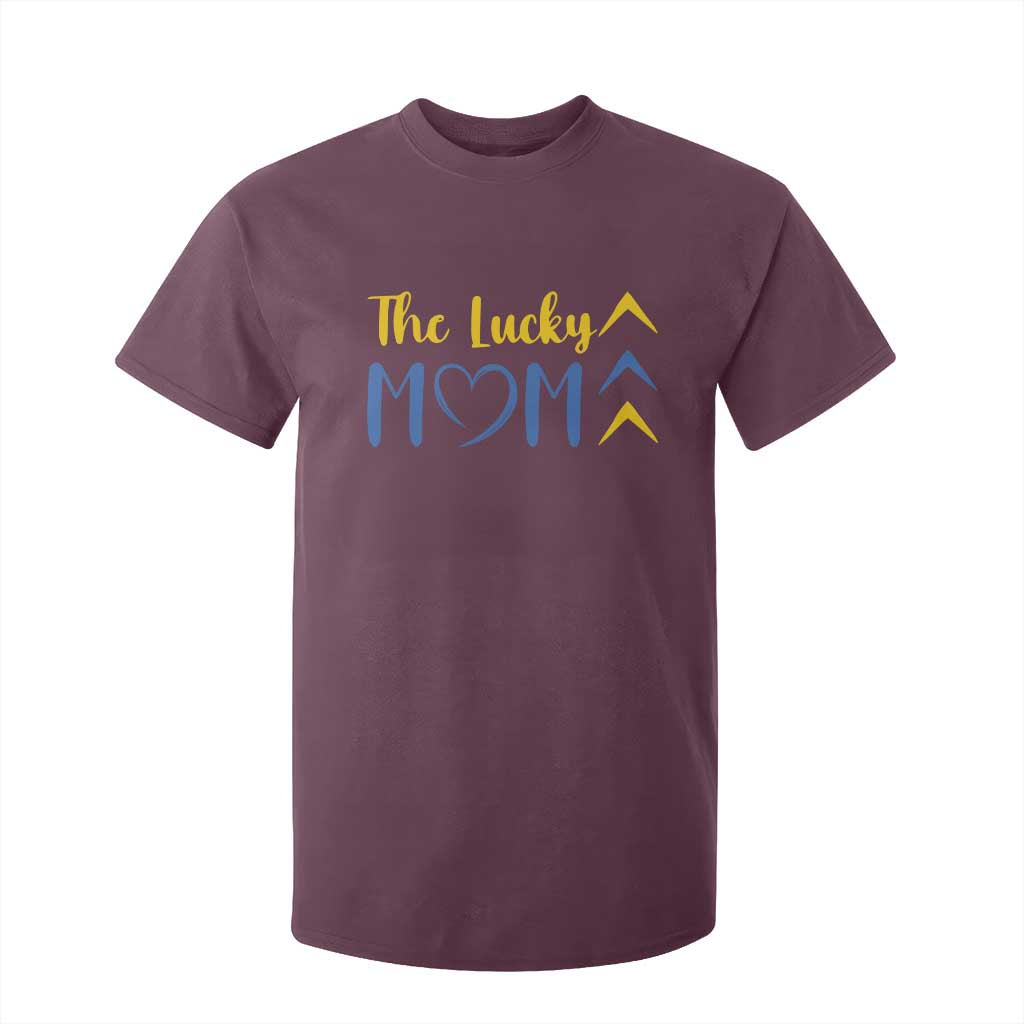 Down Syndrome Mom T Shirt For Kid Three Arrows The Lucky Mama T21 321