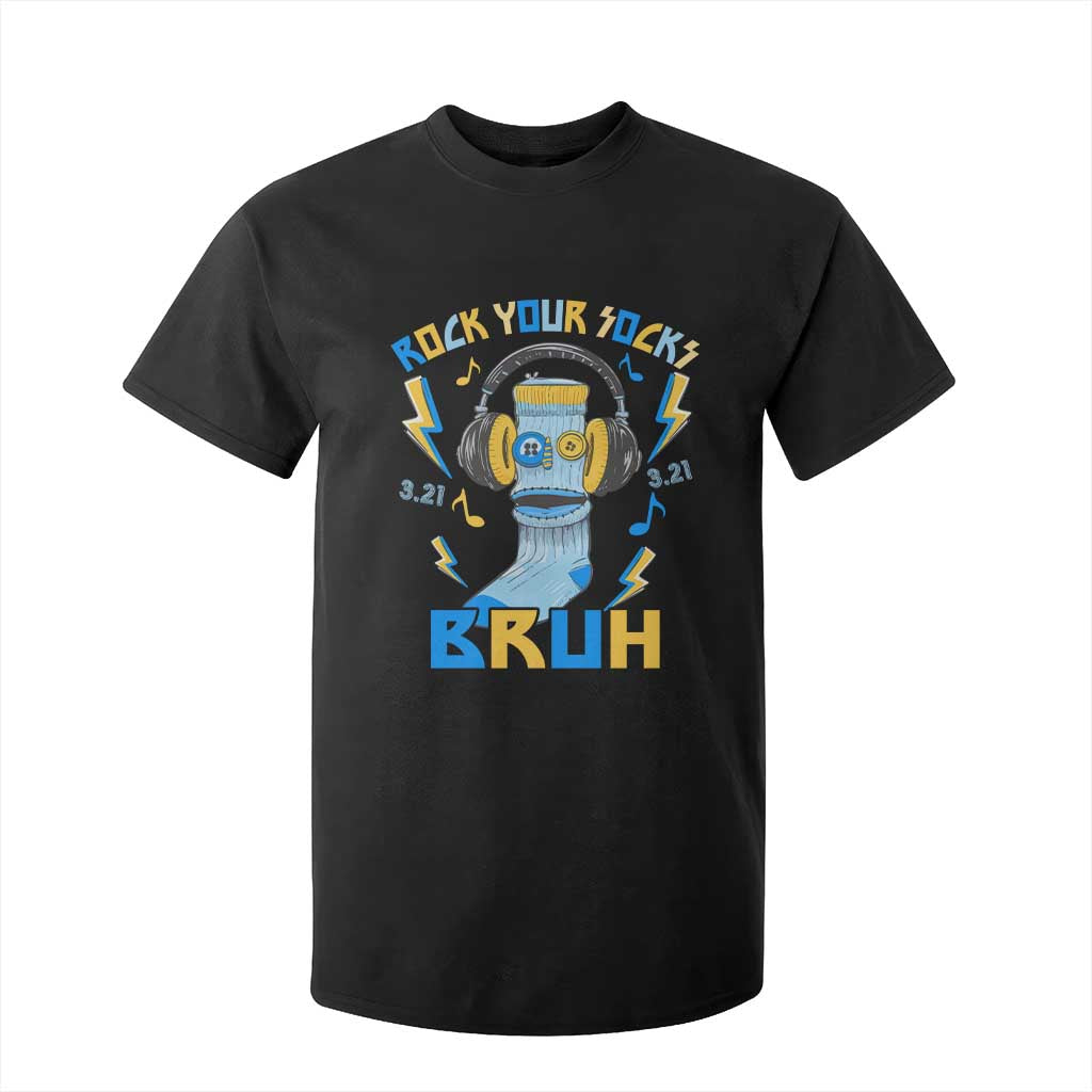 World Down Syndrome Day T Shirt For Kid Rock Your Sock Bruh Support 321
