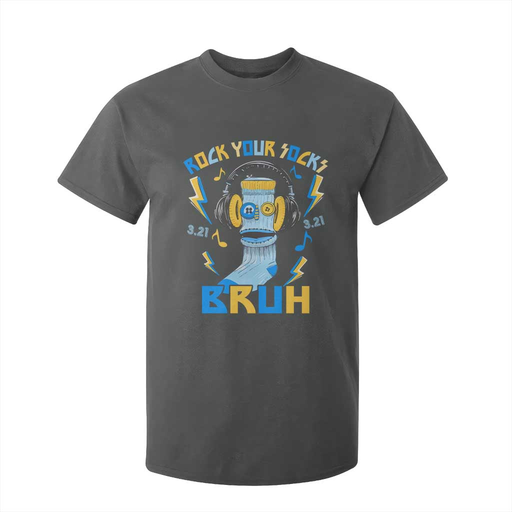 World Down Syndrome Day T Shirt For Kid Rock Your Sock Bruh Support 321