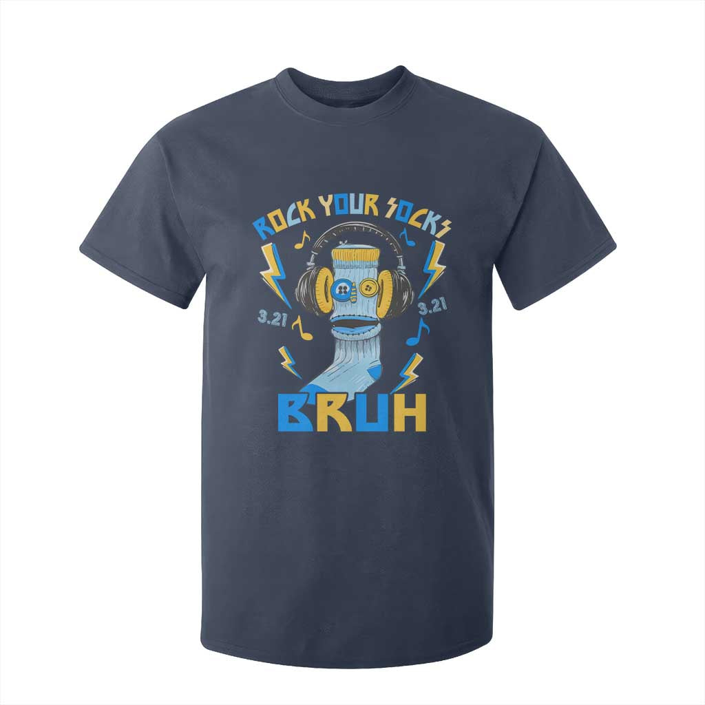 World Down Syndrome Day T Shirt For Kid Rock Your Sock Bruh Support 321