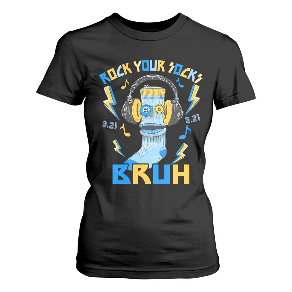World Down Syndrome Day T Shirt For Women Rock Your Sock Bruh Support 321