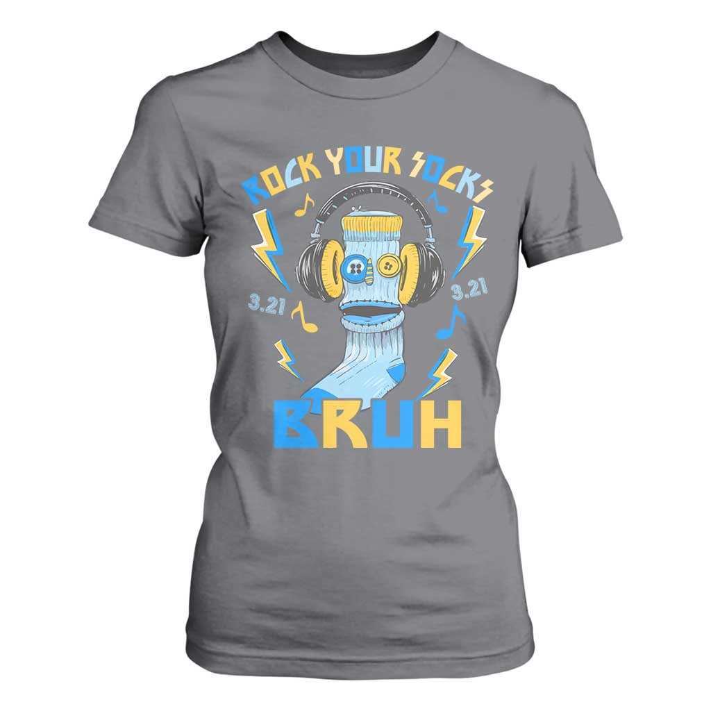 World Down Syndrome Day T Shirt For Women Rock Your Sock Bruh Support 321