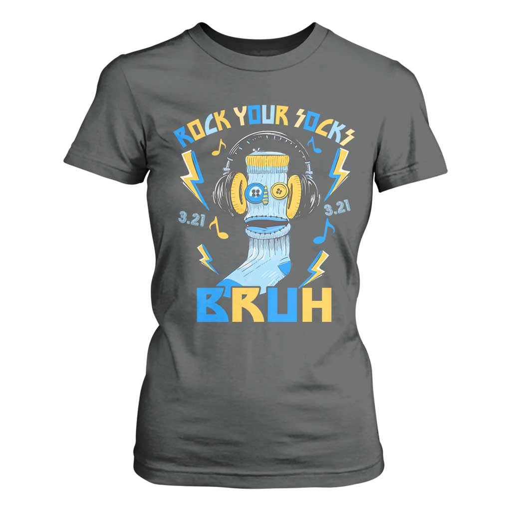 World Down Syndrome Day T Shirt For Women Rock Your Sock Bruh Support 321