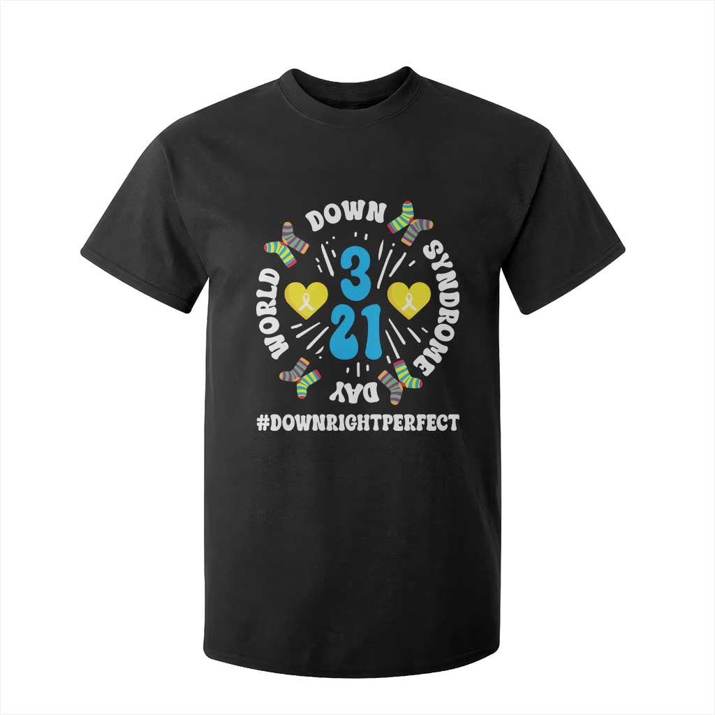 World Down Syndrome Day T Shirt For Kid 321 Support Blue Yellow Ribbon